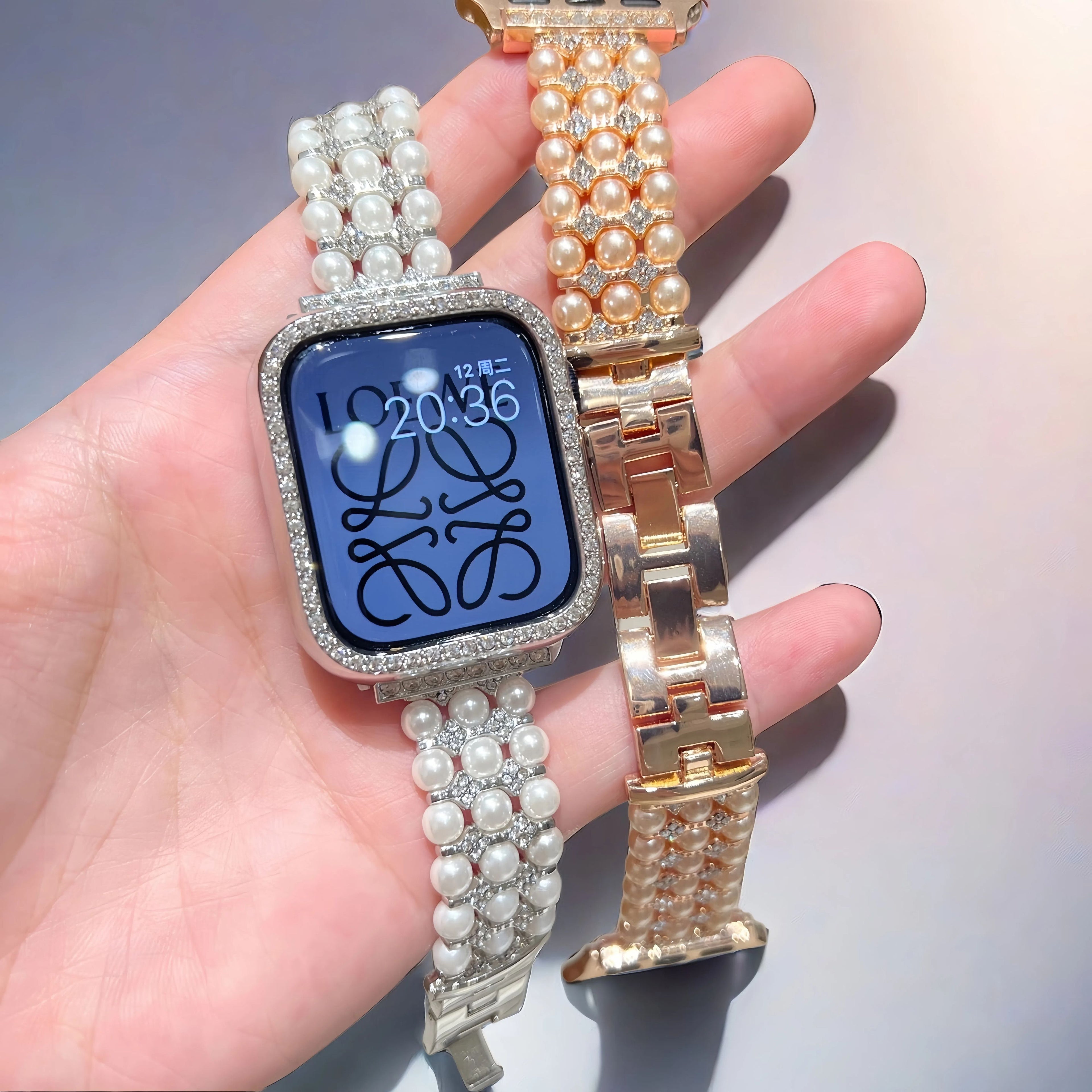 Pearl watch strap - versatile and fresh style for apple watch